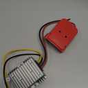 18V to 12V Azocek Step Down Converter Compatible with Milwaukee 18V Battery, Upgraded Power Wheel Battery Adapter with Overdischarge and Switch, 240W Voltage Regulator 12V 20A Buck Converter (Red for MK)