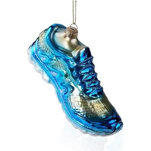 Hanging Christmas Ornaments 2025, Handcrafted Glass Blown Xmas Tree Decorations Holiday Ornaments Funny Gifts Collectible Winter Festival Decor for Home Party, Running Shoes