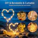 VOOKRY 32 Pcs Fairy Lights Battery Operated String Lights - 10 ft 30 LEDs Waterproof Copper Wire Mini Firefly Starry Moon Lights for DIY Crafts Wedding Party Bedroom Table Centerpieces Christmas
