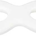 Side Sleep Pillow Face Concave Design Ear Face Pillow Removable and Washable Face Pillow Side Sleep Pillow for Side Sleepers (White)