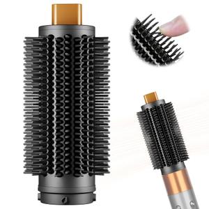 Upgraded Round Volumizing Brush for Dyson Airwrap, Round Brush Attachment Compatible with Airwrap HS01/05/08, Flexible Bristles for Root Lift Volume Frizz Control Styling Volumizing