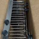 MAJALiS Over The Sink Dish Drying Rack for Small Kitchen Counter Space Saving, Expandable Stainless Steel Compact RV Plate Drain Strainer in Silver Wire Metal with Hanging Adjustable Utensil Holder