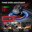 Cordless Angle Grinder 4-1/2 inch, Compatible with Makita 18V Battery, Power Electric Angle Grinder Tool with Handle, Brushless Motor for Cutting, Grinding, PolishingNo Battery