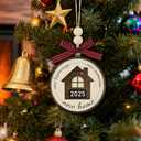 5 x New Home Ornament 2025 - Housewarming Gifts Christmas Ornament, First Christmas in New Home Ornament 2025 for Family, Couple (HOME03)