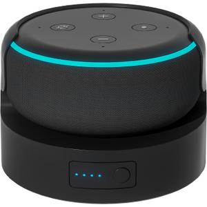 Echo Dot 3 Battery Base, Portable Dot 3rd Gen Mini 2 Battery Base, 5200 mAh 8 Hours Work Time, Black Not Include Speaker (Black5) Echo Dot 3 Battery Base, Portable Dot 3rd Gen Mini 2 Battery Base, 5200 mAh 8 Hours Work Time, Black Not Include Speaker (Black5)