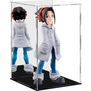 Display Case 7.8x7.8x11.8inch,20x20x30cm for Collectibles Assemble Clear Acrylic Box Alternative Glass Case for Display Action Figures Home Storage Organizing Toys