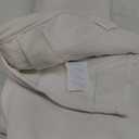 100% Blackout Linen Curtains 144 Inches Long 2 Panels Set for Bedroom Living Room Extra Wide Large Window Back Tab High Ceiling Drapes Patio Sliding Door Earthy Bohemian Cottage Core Decor 12 FT Cream