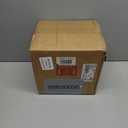 Deco 79 Ceramic Abstract Wide Rounded Floral Shaped Vase with Petal Rim, 8" x 10" x 9", Black