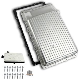 265-897 Upgraded aluminum Transmission Oil Pan Ten Speed Transmission Filter with Magnetic Drain Plug & Gasket Fit for 2017-2023 F150, 2018-2023 Expedition/Mustang/Navigator, 2019-2023 Ranger