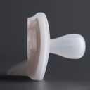 Tommee Tippee Ultra-Light Silicone Pacifier, 0-6 Months, Symmetrical One-Piece Design, BPA-Free Silicone Binkies, Clear/Green/Pink, Pack of 4