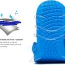 Women's Walking Shoes Breathable Lightweight Fashion Loafers Slip-Ons Sneakers Mesh Casual Ballet Flat Nurse Dress (Blue)