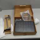 High Pressure Rain Shower Head with Handheld Spray Combo Set, Adjustable 12" Rainfall Dual Shower Head, Double&Tandem Shower Head, Waterfall Showerhead Bathroom -Silver Chrome