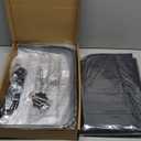 150L Laundry Hamper with Wheels, Rolling Laundry Basket with Metal Frame and Removable Bag, Large & Tall Dirty Clothes Hampers for Bedroom Aesthetic, Laundry Room, Bathroom, Dorm-Black (40GAL)