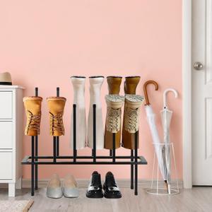 Boot Rack Shoe Cabinet Metal Shoe Rack for Closet Shoe Organizer for Closet for 6 Pairs Free Standing Shoe Racks Shoe Cabinet Storage for Entryway Bedroom, Patio Outdoor, Hallway large Boot Tray