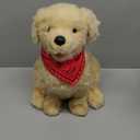 JOY FOR ALL Ageless Innovation Companion Pet for Seniors - Lifelike Animatronic Dog - Realistic Soft-Touch Coat & Heartbeat - Therapy Stuffed Animal - Toy for Alzheimer's & Dementia - Golden Pup (Brown)
