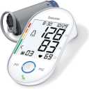 Beurer BM55 Blood Pressure Machine  XL Backlit Display, Arrhythmia Alarm, Portable Storage Kit, 2 Users, Automatic Blood Pressure Cuff, Resting Indicator  Blood Pressure Monitor Batteries Included (White)