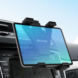 OHLPRO CD Slot Tablet Holder for Car, Universal 7-11" iPad Car Mount, Adjustable CD Player Tablet Mount for iPad mini, Air, Pro 11, Galaxy Tab, Great for Navigation & Entertainment