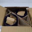 Mason Craft & More 12 Piece Stoneware Café Dinnerware Set - Navy