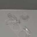 Upgrade Acrylic Aquarium Plant Holder Hanging Aquatic Plant Holder,Adjustable Hook Fish Tank Pot for Hanging Cultivation and Aquarium Decor