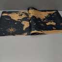 Desk Mat, Vintage World Map Extended Gaming Mouse Pad for Office Work & Game, Computer Keyboard Mouse Mat Desk Non-Slip Rubber Base Large Mousepad with Stitched Edges, 31.5x15.7inch