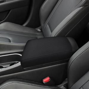 faccaibbg Leather Armrest Cover for 2021-2025 Hyundai Elantra Accessories(Black). Custom Fit, Waterproof Anti-Slip Console Protector Easy Installation(Only Fit for Left-Hand Automatic Brake)