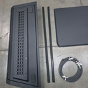 Rough Country Truck Bed Cap Topper for Ram 1500 (2019-2026) 5'7" Bed - Modular Design, Locking Gullwing Access Doors, Molle Panels, LED Interior Lighting