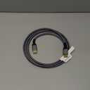 Highwings 80Gbps Displayport Cable 2.1 6.6FT, 16K@60Hz, 8K@120Hz, 4K@240Hz, DP 2.1 Cable 16K Braided Cord, Compatible with HDR10 DSC 1.2a, G-Sync FreeSync Gaming PC, Gaming Monitor 5090, AMD 7900XTX