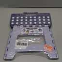 ACSTEP 9 Inch Folding Step Stool 300 LB Capacity Plastic Foldable Step Stools for Kids and Adults, Folding Stool Suitable for Kitchen, Stepping Stool with Handle Bicolor Orange Small Step Stool 1PC