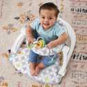 Fisher-Price Portable Baby Chair Sit-Me-Up Floor Seat With Developmental Toys & Machine Washable Seat Pad, Starlight Bursts