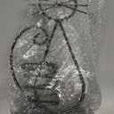 Marbrasse Desktop Glass Planter Hydroponics Vase,Planter Bulb Vase with Holder for Home Decoration,Modern Creative Cat Plant Terrarium Stand, Scindapsus Container (Lovely Cat) (A101-shuipei003)