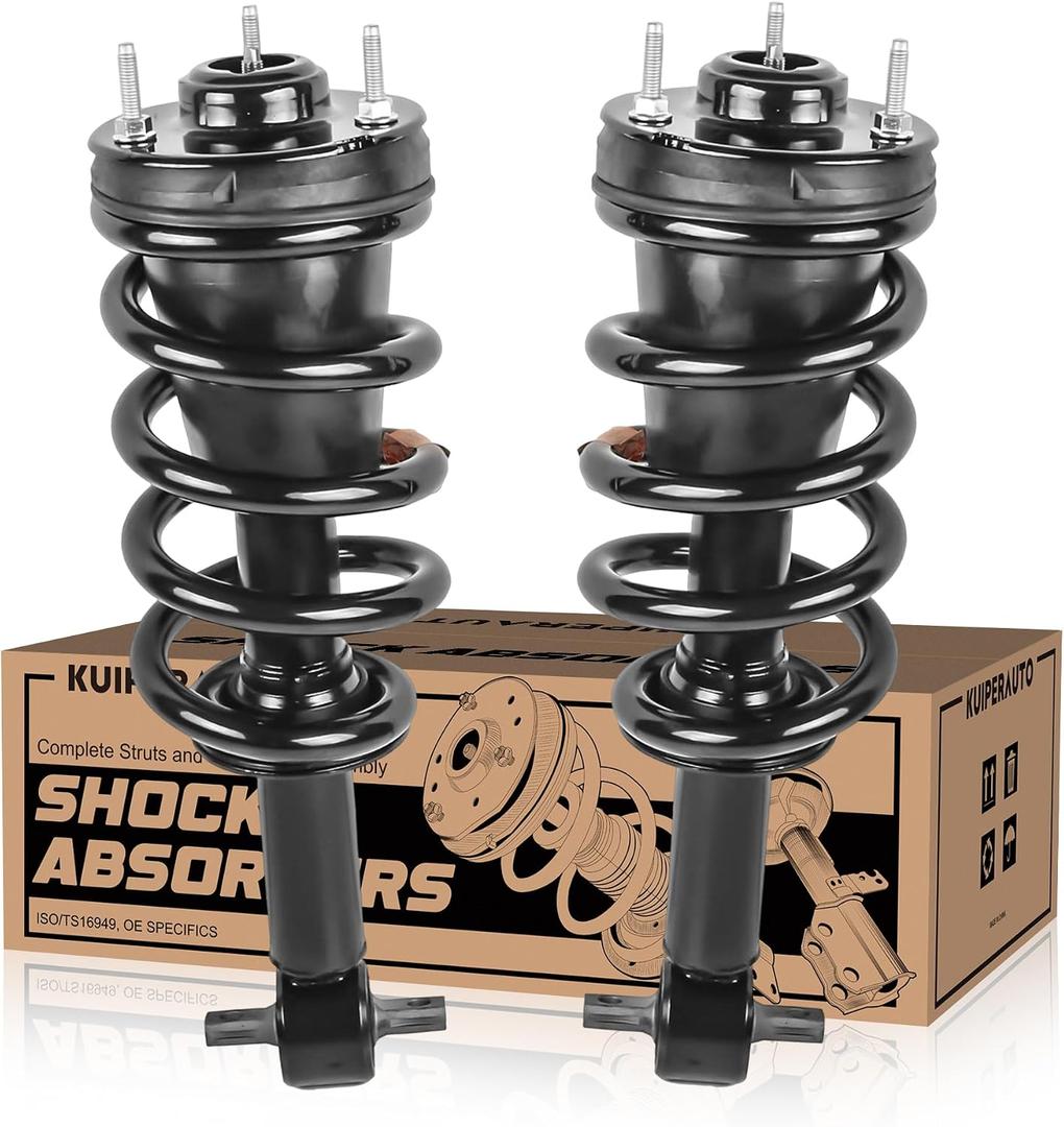 KUIPERAUTO 2PCS Front Left and Right Struts Shocks Assembly Compatible for 2007-2013 Chevy Silverado/GMC Sierra 1500 189105 139105