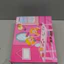 Hair Salon Toys for Girls,34Pcs Pretend Play Makeup Beauty Hair Styling Set with Blow Dryer, Mirror,Barber Apron, Scissors and Stylist Accessories Girls Toys for 3-9 Year Old