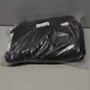 Wandering Nature Puffer Tote Bag with Cup Holder & Laptop Compartment & Trolley Sleeve for Travel, Work, Nurse, Women (Medium, 01-black)