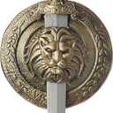 California Costumes Gladiator Combat Shield and Sword (One Size, Multi)