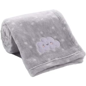 CREVENT 30''X40'' Cute Cozy Fluffy Warm Baby Blanket for Boys Infants Toddlers' Bedding Crib Cot Stroller, Baby Shower Birthday Newborn's Gift - Grey Cloud