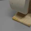 Allazone Hamster Wooden Running Wheel, Wooden Small Pets Exercise Wheel, Running Spinner Wheel Play Toy for Rat Gerbil Mice Chinchillas Hedgehogs Guinea Pigs, S