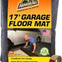 Armor All Original Garage Floor Mat, (17' x 7'4"), (Includes Double Sided Tape), Protects Surfaces, Transforms Garage - Absorbent/Waterproof/Durable (USA Made) (Charcoal)
