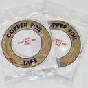2 Rolls/Pack 7/32 Edco Copper Foil (Copper Backed