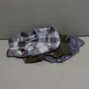 4 Pieces Winter Fabric Dog Sweater with Leash Ring Soft Fleece Vest Dog Clothes Plaid Camouflage Warm Puppy Jacket Pullover Clothes for Small Cat Puppy Chihuahua(S) 