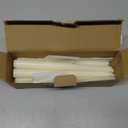 flamecan Ivory Taper Candles, Set of 20 Unscented and Smokeless 10 Inch Taper Candles Long Burning, Paraffin Wax with Cotton Wicks for Burning Approxinately 7-8 Hours Time