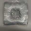 Ear Piercing Pillow for Side Sleepers with Ear-Shaped Hole for Ear Pain, Reversible Satin & Cotton Washable and Adjustable Ergonomic Ear Guard Protector for Side Sleeping (Square)