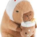 Rabbit Capybara, Cute Capybara Plush Pillow Kawaii Rabbit Stuffed Aniamls Capybara Plushies Toys Gifts for Kids 11 inch