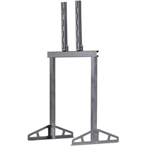 Playseat Floor TV Stand | Single Screen Monitor Mount | Supports Screens from 15 to 65 inches | Curved Screens up to 48 inches | Suitable for TVs & PC Monitors | Adjustable Height & Distance