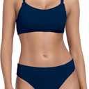Beautikini Period Swimwear for Teens Menstrual Leakproof Taylor Bikini Top Period Bikini Swimsuit Bathing Suit for Teens Girl 