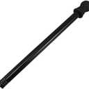 Didiseaon 1 Set Flagpole Hardware Extension Rod Fits 1" Flagpole, Black | Flagpole Mast Extension with Topper, Threaded Flagpole Extension Hardware, Extendable Flag Pole