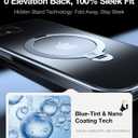 TORRAS 360 Spin for iPhone 17e Case & iPhone 16e case with Stand, Fit for MagSafe, 4X Military-Grade Protective, Stand Phone Case for iPhone 17e Case, Ring Holder Slim Cover, Crystal Clear 6.1''