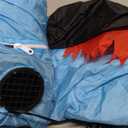 Juegoal Halloween Inflatable Lighted Giant Octopus Attacked Pirate Ship, 7.5FT Long Spooky Purple Octopus & Haunted Ship with Lights, Animated Halloween Yard Prop, Outdoor Garden Lawn Blow up Decor