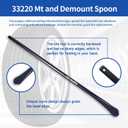 2 PCS 33220 Tire Spoons for Changing Tires, 30'' Tire Bars for Semi Tires，Tire Bar Mounting and Demount Used for Truck, Off-Road Vehicle, Bus, Tractor