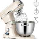 8.4QT Commercial Stand Mixer 800W with Aluminum Die Casting Meets the Standard of NSF/ANSI 8-2023, Mixers Kitchen Electric Stand Mixer with Stainless Steel 8L Bowl, Dough Hook, Whisk and Beater