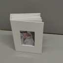 Artfeel Photo Album 4x6 with 100 Pockets, Slip-in Picture Albums, Linen Cover Memory Book with Front Window, White Page Vertical Photo Book for Wedding, Family, Anniversary, Baby, Vacation